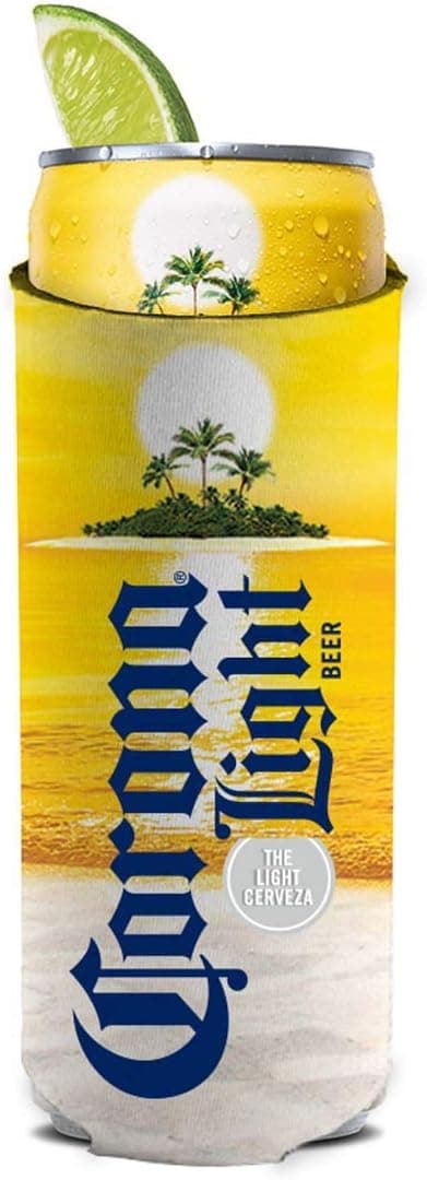Corona Light Sun 12 Ounce Slim Can Cooler