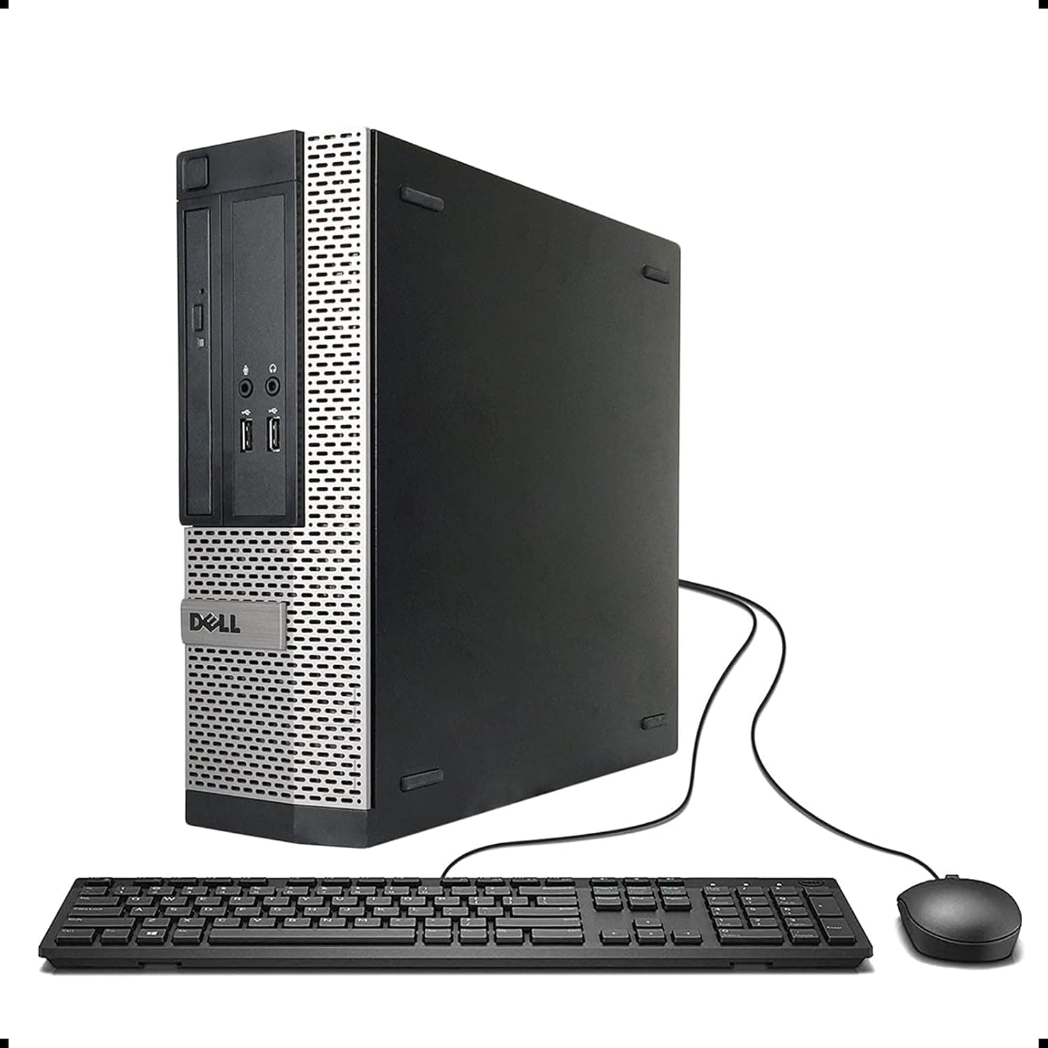 Dell 3020 SFF Business Desktop Computer, Intel Quad-Core i5-4570 3.20GHz, 8GB RAM, 2TB HDD, DVD, USB 3.0, Windows 10 Professional (Renewed)