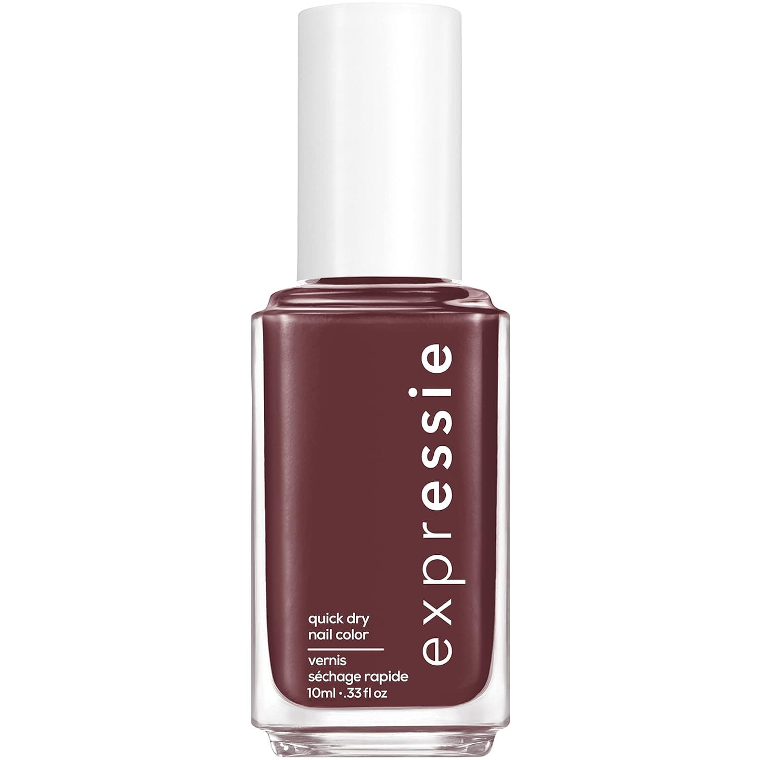 essie expressie Quick-Dry Vegan Nail Polish, Scoot Scoot, Plum Purple, 0.33 Ounce