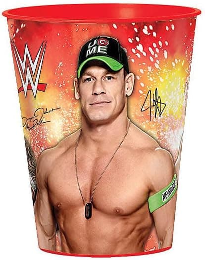 WWE Party Favor Cup 16oz [Contains 12 Manufacturer Retail Unit(s) Per Amazon Combined Package Sales Unit] - SKU# 421467