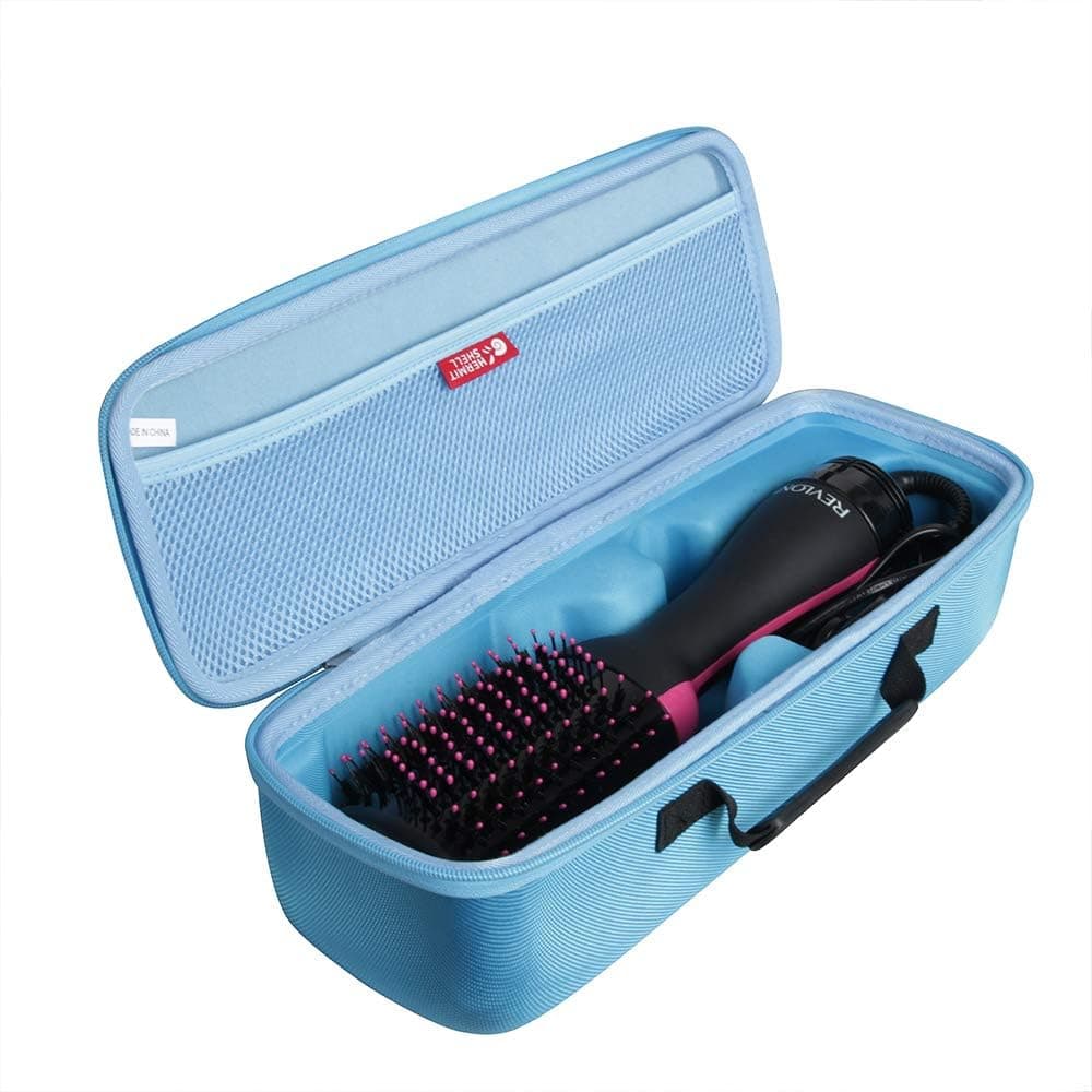Hermitshell Travel Case for Revlon One-Step Hair Dryer and Volumizer Hot Air Brush (Blue)