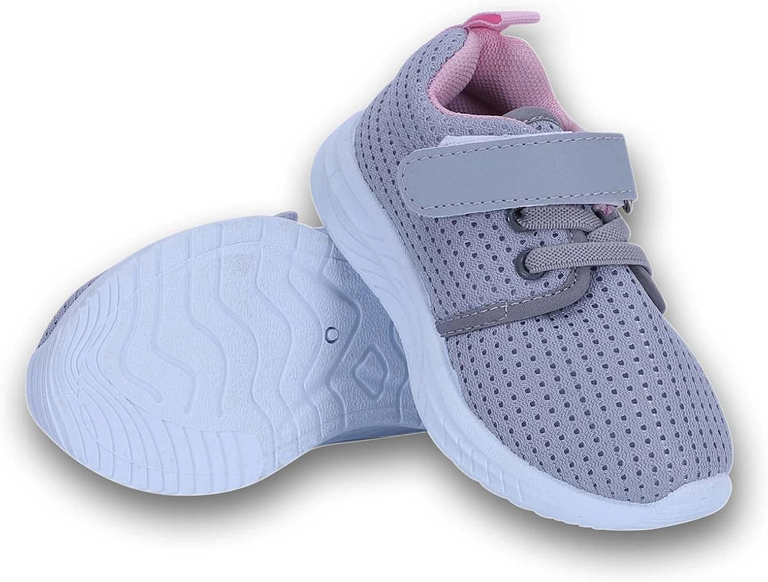 PU LANG DE Toddler/Little Kid Boys Girls Lightweight Breathable Sneakers Strap Athletic Runing Walking Sports Shoes