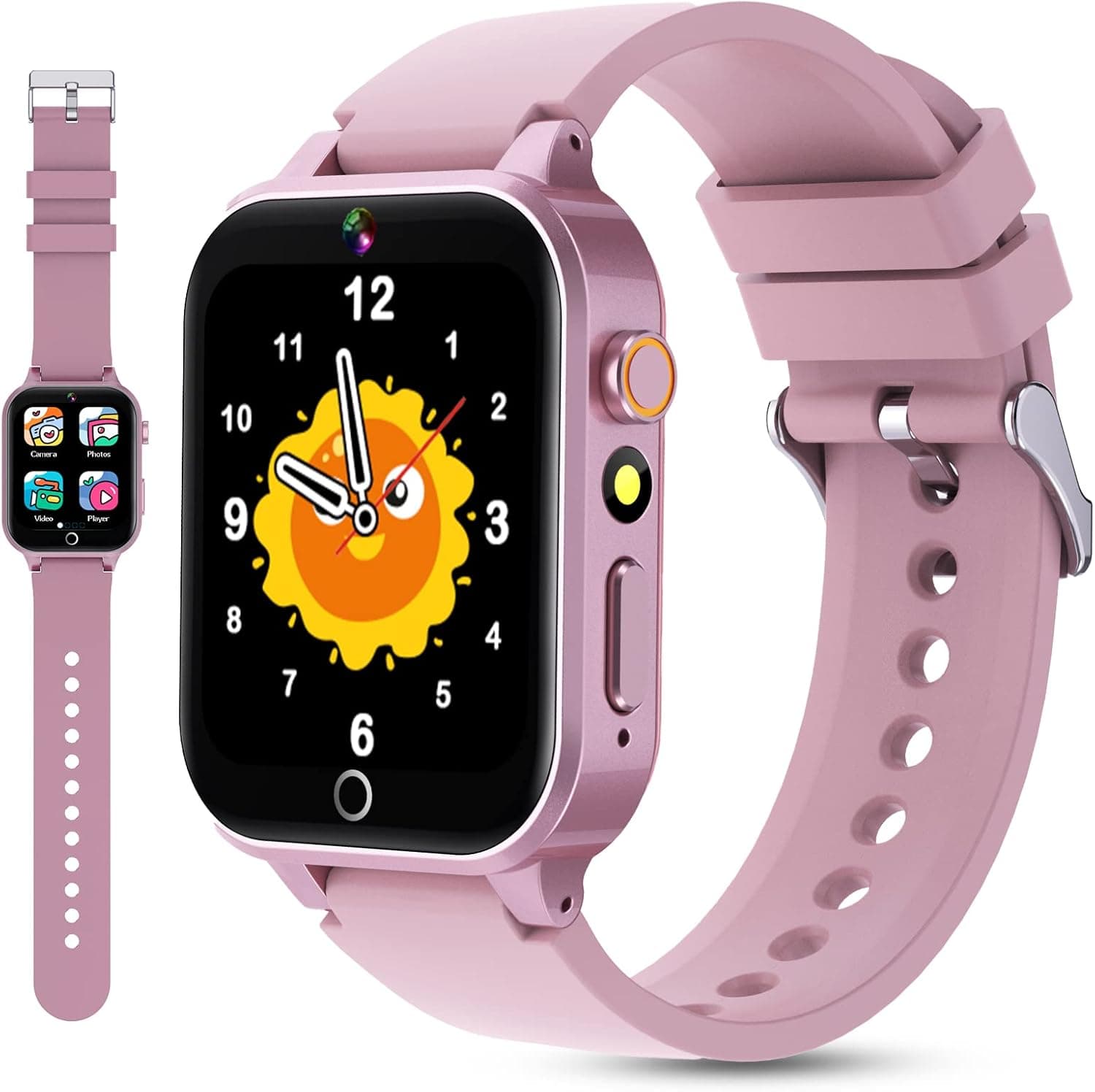 Ziegoal Kids Smart Watches Girls with 26 Games, High-Resolution Touchscreen Camera Flashlight Music Player for Kids Girls Watches Ages 7-10, Kids Watch for Girls Toys 8-10 Years Old Birthday Gifts