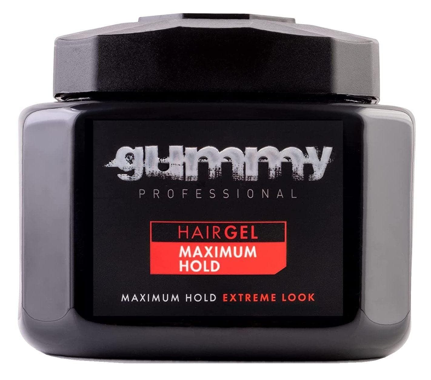 Gummy Hair Gel Maximum Hold Extreme Look 23.5 Ounce (700ml) (Pack of 2)