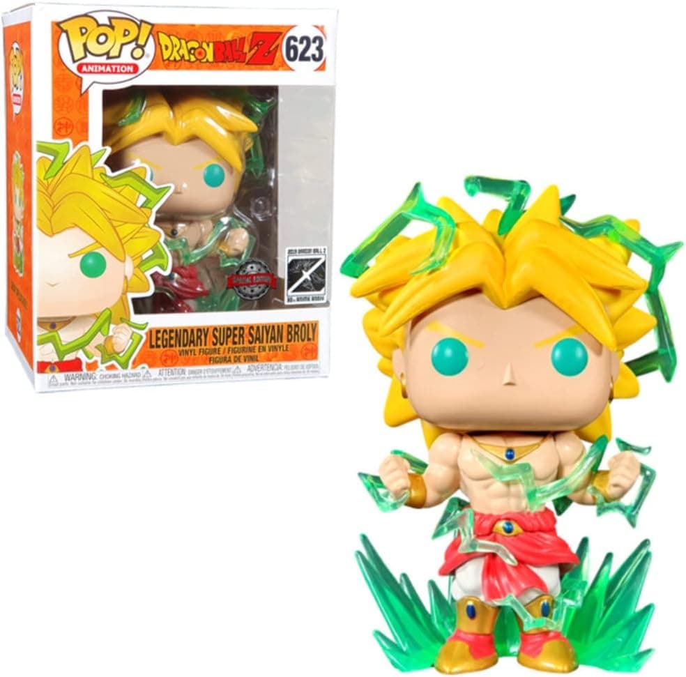 Pop Funko Animation Legendary Super Saiyan Broly #623 Exclusive 6"