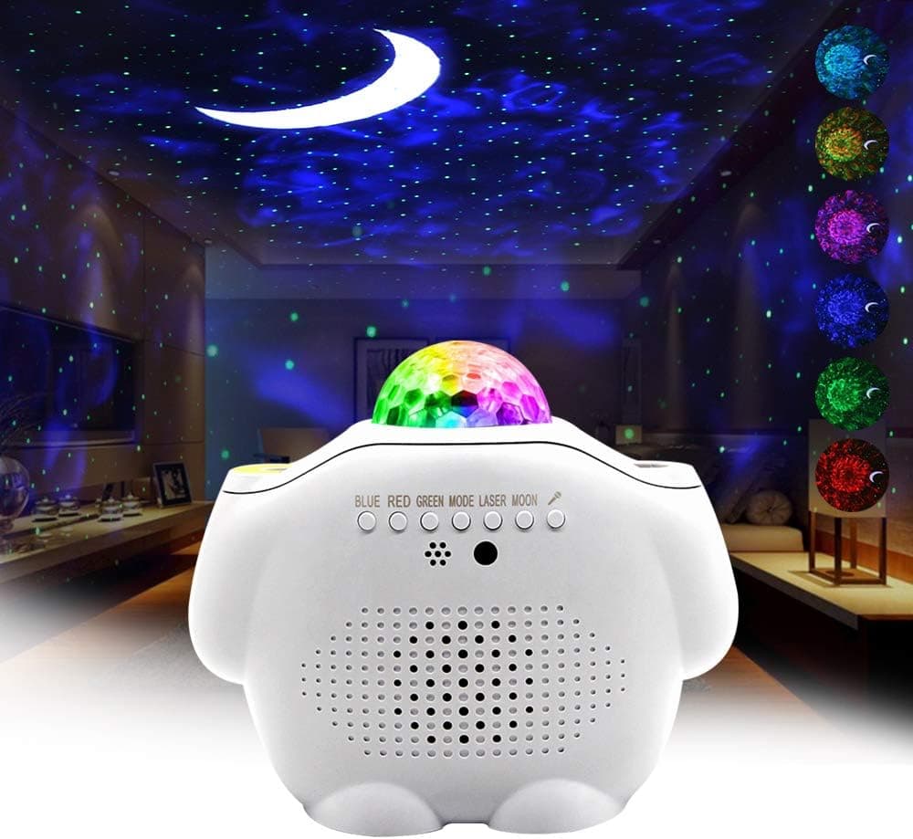 LED Galaxy Projector Sky Light Projector for Bedroom, Galaxy Light Projector for Kids & Adult w/Bluetooth Speaker & Remote Control As Gifts for Game Room Party Home Theatre Night Light Ambiance