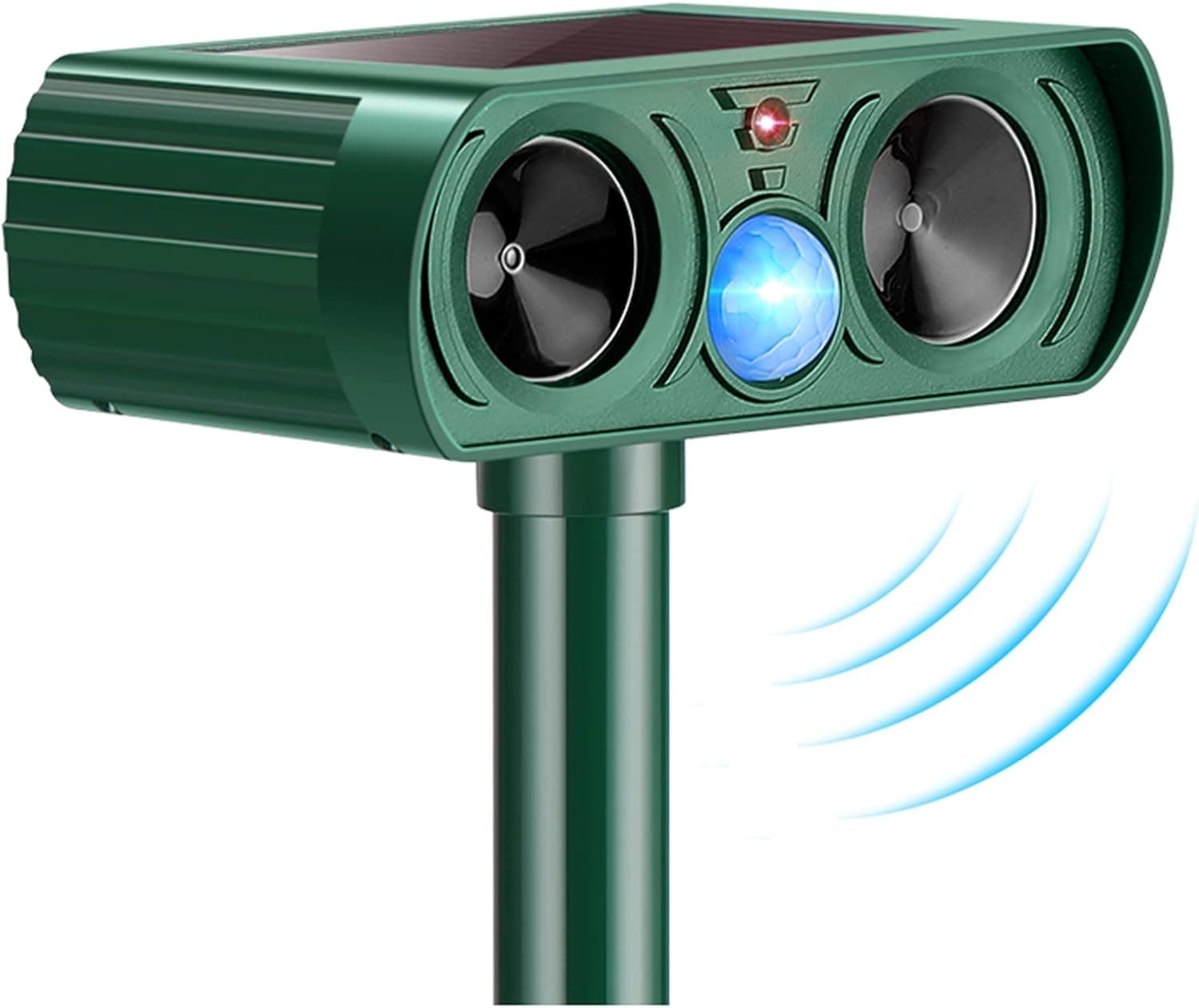 RITTRO Solar Ultrasonic Animal Repeller, Outdoor Animal Repellent, Deer Deterrent with Waterproof - Motion Sensor, Repel Deer Cat Dog Rabbits Fox Raccoons Skunk Rat