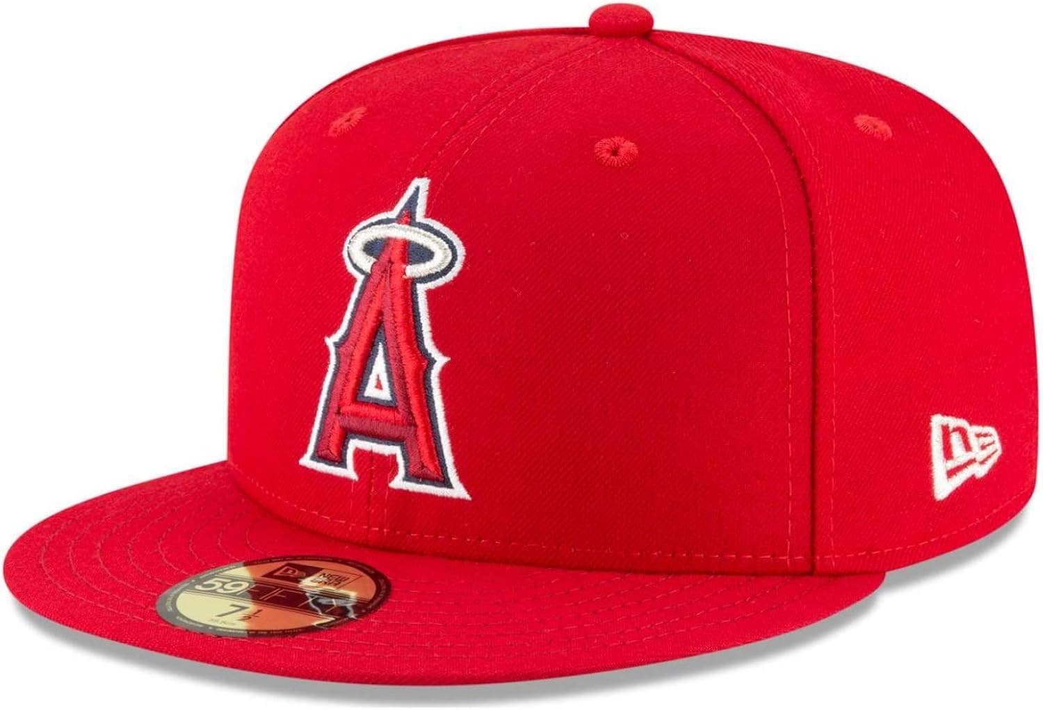 New Era Anaheim Angels Fitted 59Fifty On-Field Red Cap Hat