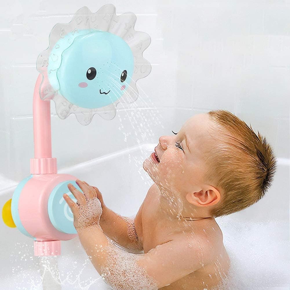 Little Bado Baby Bath Toys Spray Bathing Tub Fountain Toys for Kid Hand Shower Floating Bathtub Shower Pool Bathroom Toy for Baby Toddler Infant Kid Bubble Machine for Bathtub