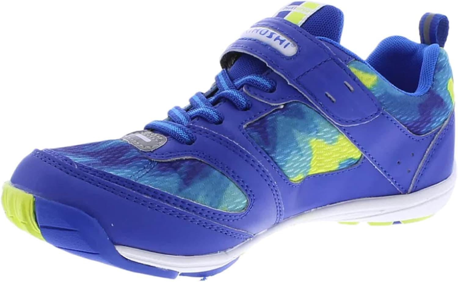 TSUKIHOSHI 4810 MAKO Strap-Closure Machine-Washable Youth Athletic and Running Shoe with Wide Toe Box and Slip-Resistant, Non-Marking Outsole