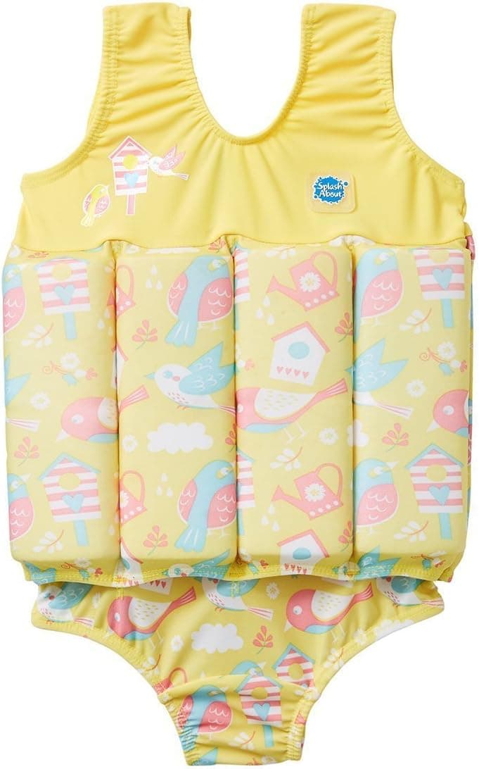 Splash About Float Suit Adjustable Buoyancy, Garden Birds, 1-2 Years