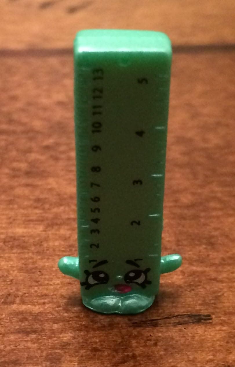Shopkins Season 3#3-127 Green Rita Ruler (Special Edition Stationery)