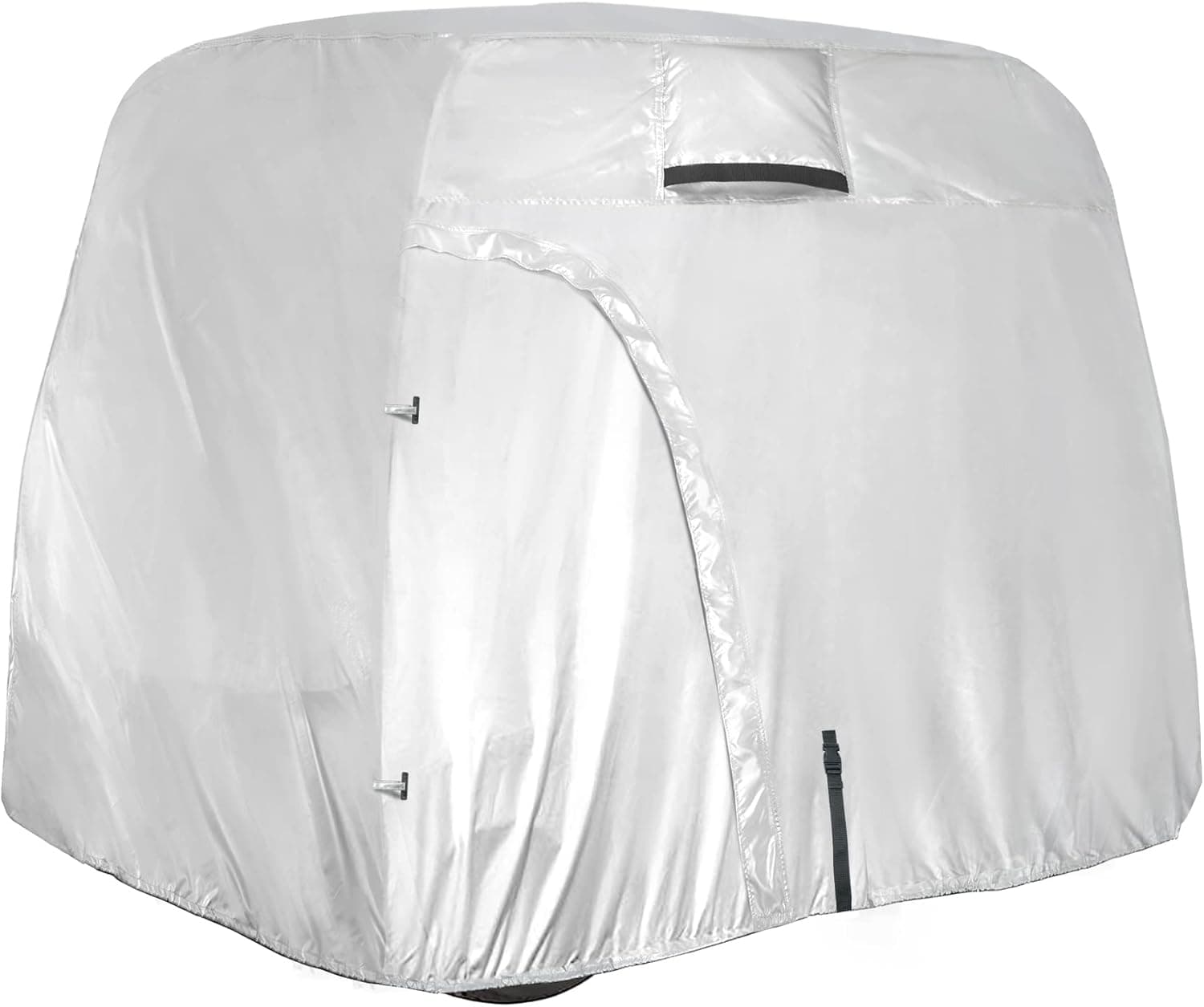 Explore Land 600D Waterproof Golf Cart Cover Universal Fits for Most Brand 2/4 Passenger Golf Cart