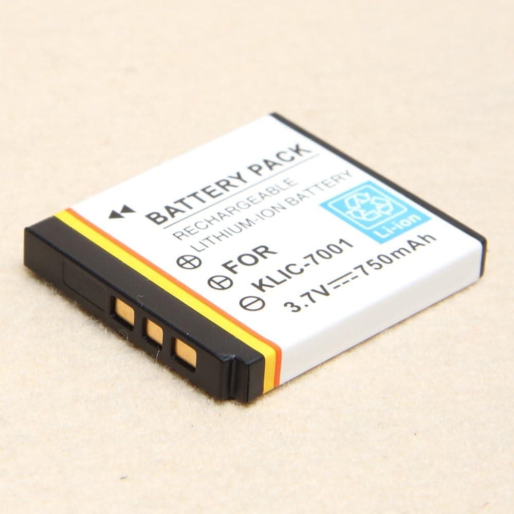 ATC KODAK KLIC-7001 Rechargeable Li-Ion High Capacity Battery for KODAK EasyShare M1063, M1073 IS, M320, M340, M341, M753 Zoom, M763, M853 Zoom, M863, M893 IS, V550, V570, V610, V705 Digital Camera