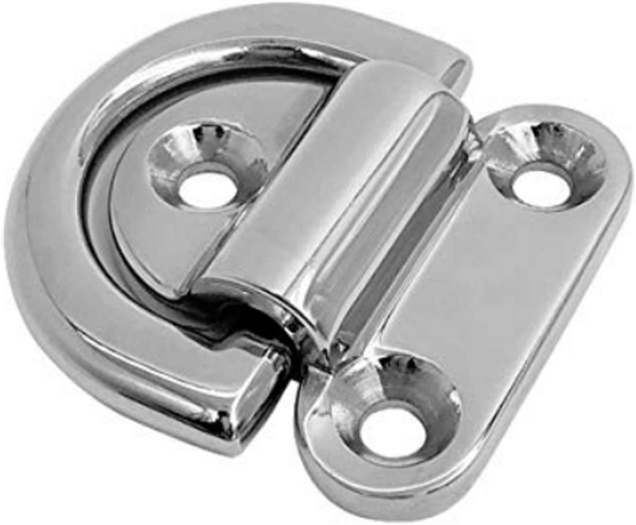 Two Marine Grade Stainless Steel Folding Pad Eye 11/32"