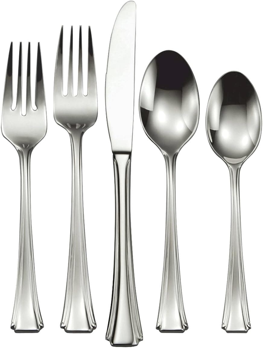 Oneida Bordeaux 20 Piece Casual Flatware Set, 18/0 Stainless, Service for 4