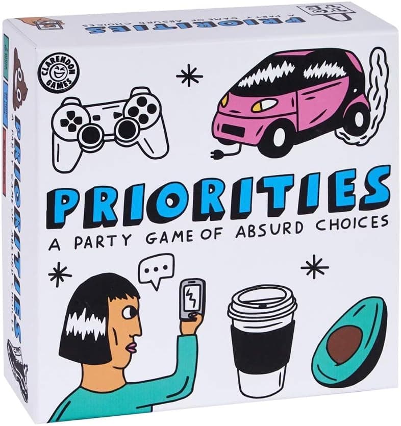Priorities: The Hilarious New Party Game of Absurd Choices That Gets Everyone Laughing – Party Games for Adults and Teenagers- Card Games