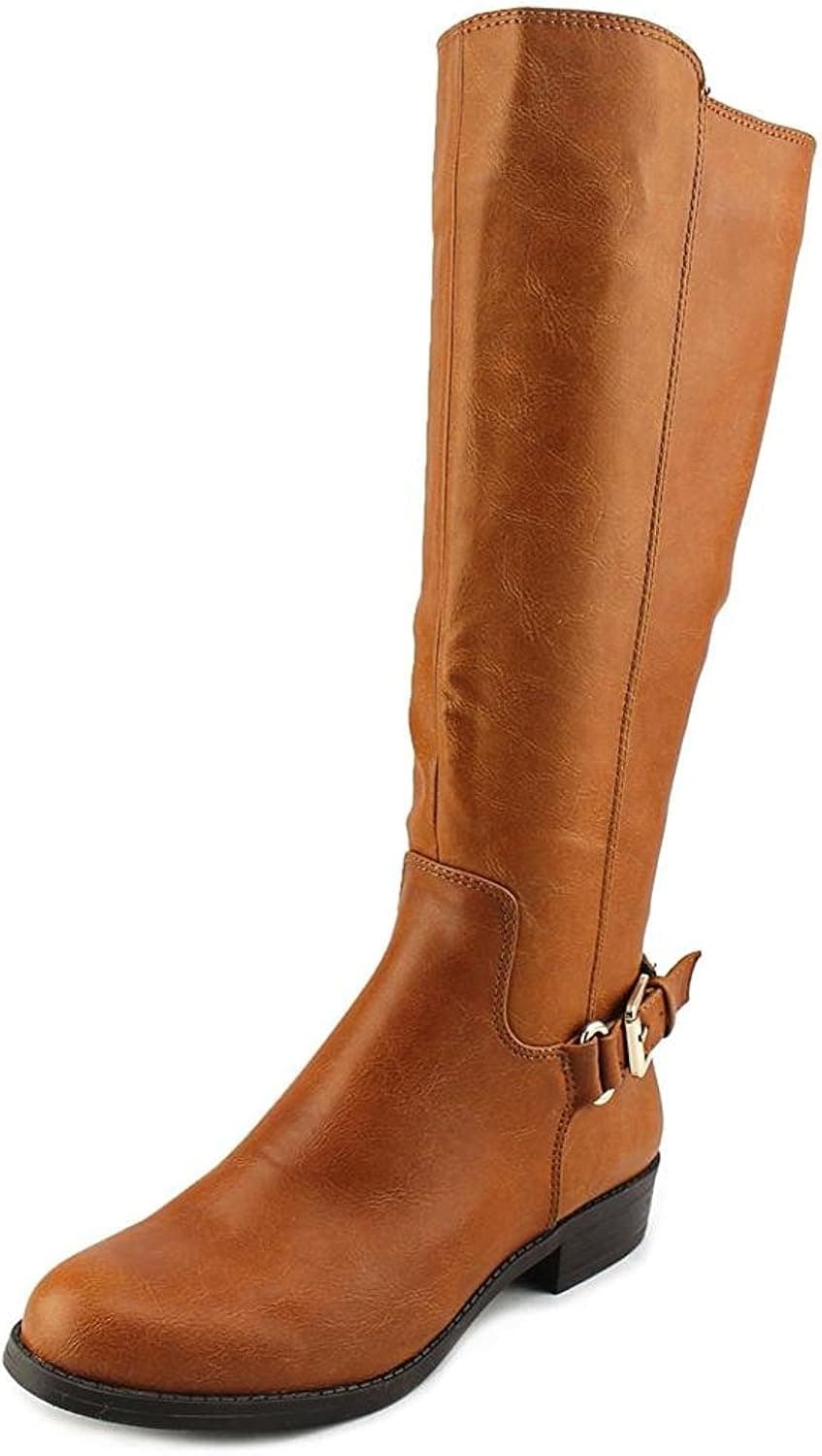 Alfani Womens Jarabina Closed Toe Knee High Fashion Boots, Acorn, Size