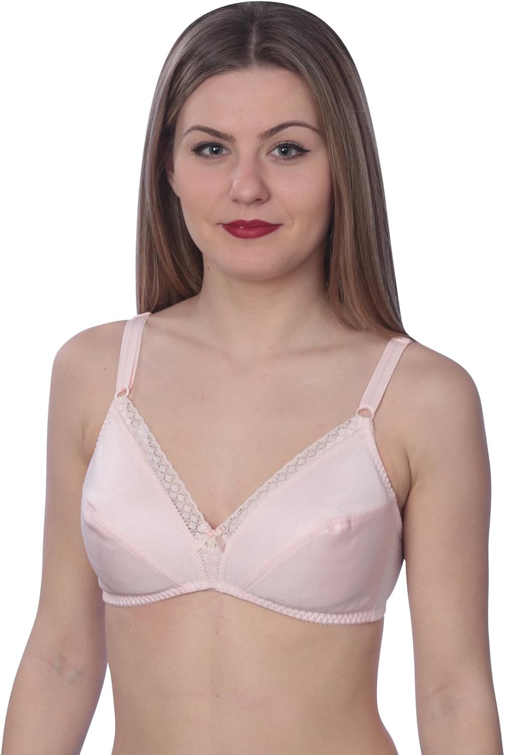 Hanes 100% Cotton Lined 2-Pack Wire Free Bra
