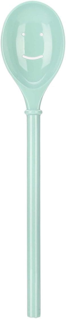 Zak Designs Faces Slotted Spoons, 1.0" by 3.4", Mint
