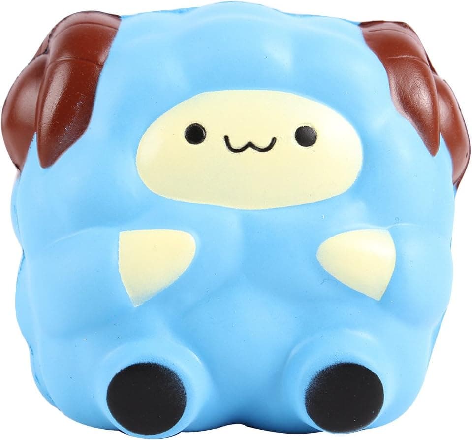 Anboor 4.7" Mini Squishies Sheep Cute Slow Rising Scented Kawaii Lamb Squishies Animal Toy Dolls for Collection Gift