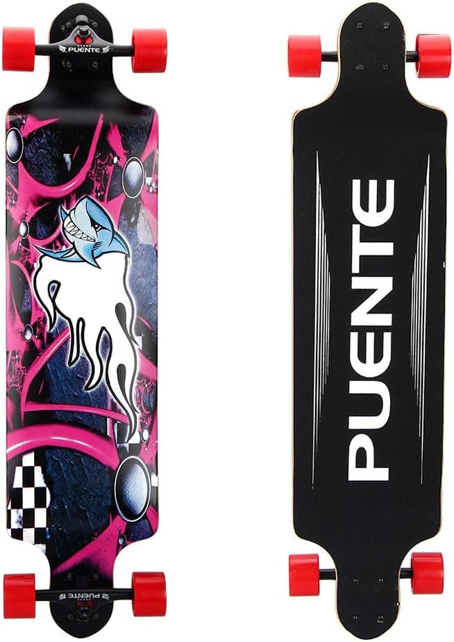 Puente Graffiti Drop Down Professional Complete Longboard 41Inch