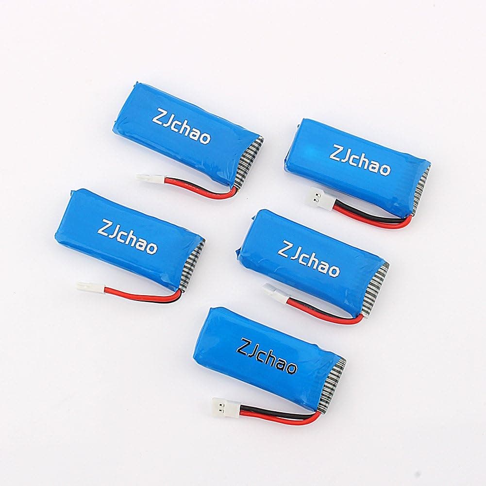 5pcs Upgraded 25C 3.7V 380MAH Battery for Hubsan X4 H107 Ladybird Super CP