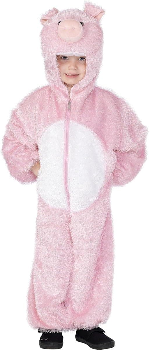 Smiffys Pig Jumpsuit Child Costume (Medium)