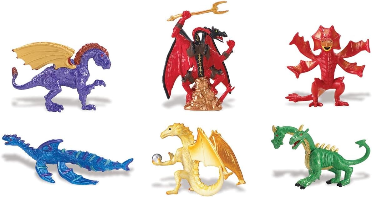 Plastic Miniatures In Toobs-Lair Of The Dragon #2