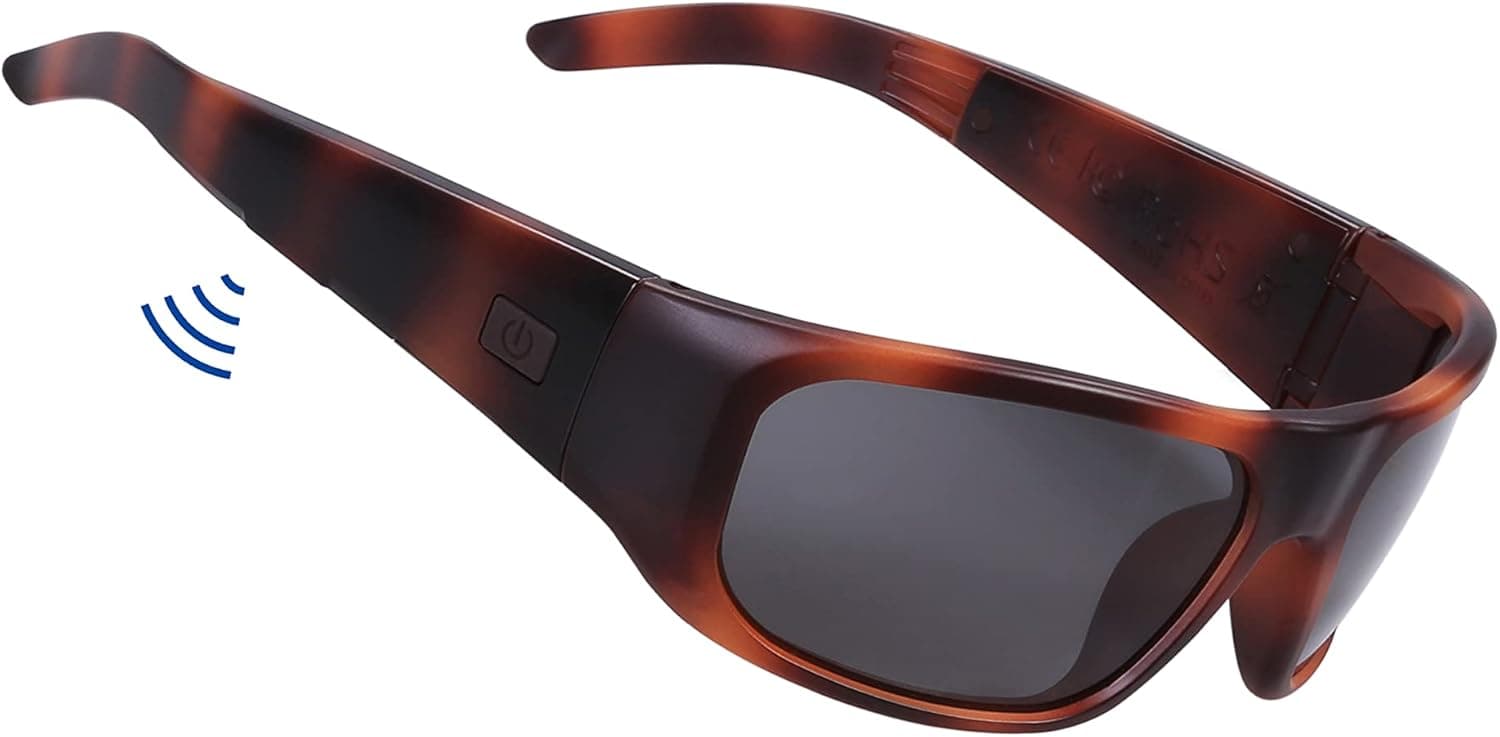 OhO Audio Sunglasses,Open Ear Audio Sunglasses Speaker to Listen Music and Make Phone Calls,Water Resistance and Full UV Lens Protection for Outdoor Sports and Compatiable for All Smart Phones