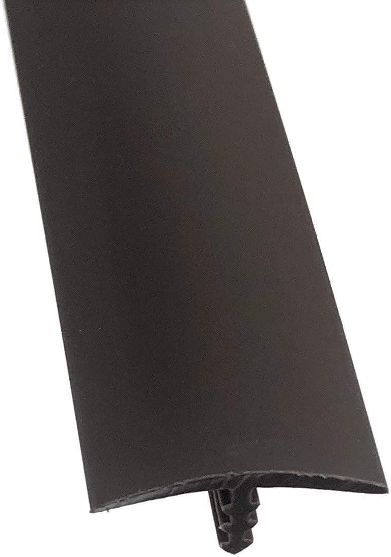 3/4 x 12 Plastic T-Molding, Brown