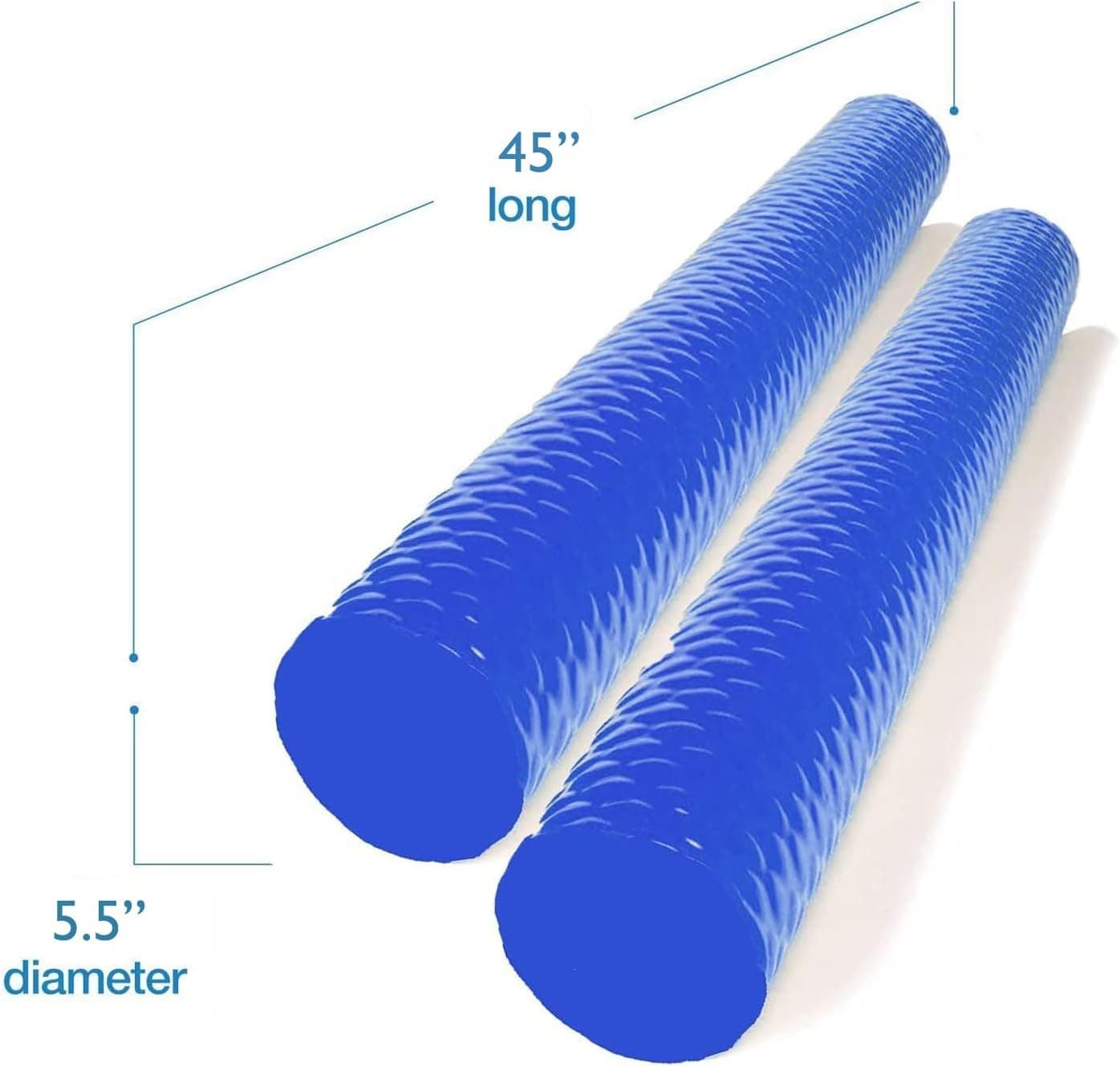 VOS Mega Foam Pool Wavy Noodle Big Round Premium Outdoor Water Float Single Pack