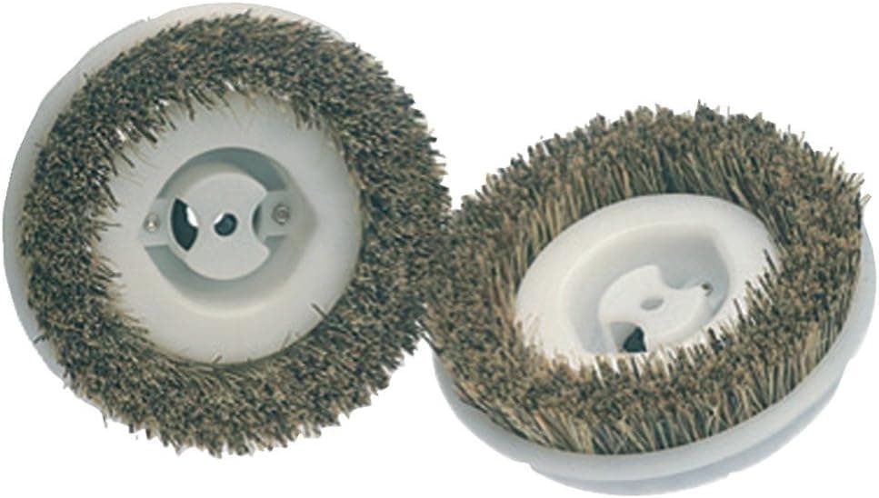 Koblenz 45-0134-2 Floor Scrubbing Brushes, 2-Pack, Standard, Beige/White