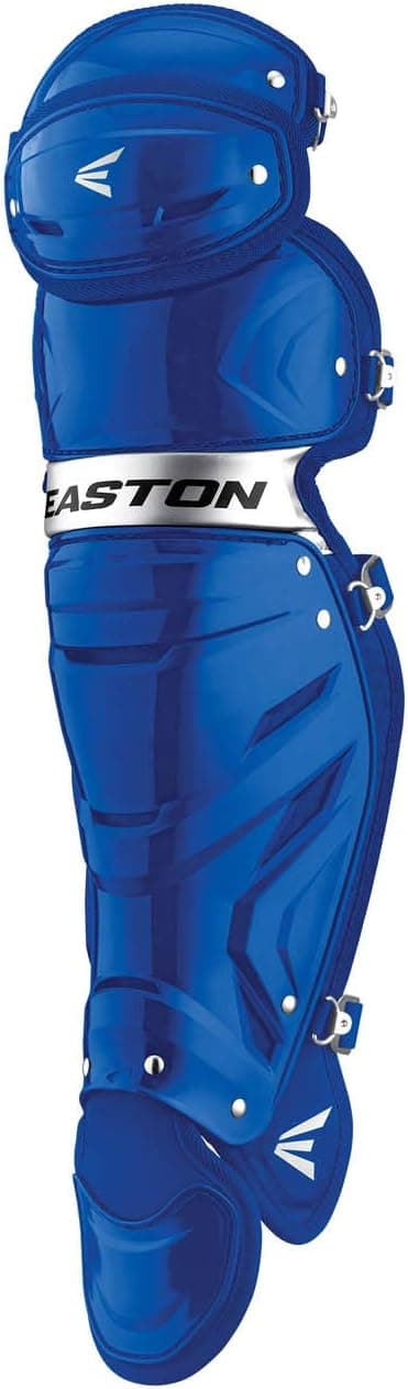 Easton | GAMETIME Baseball Cacther's Leg Guards | NOCSAE Approved | Youth/Intermediate/Adult | Multiple Colors