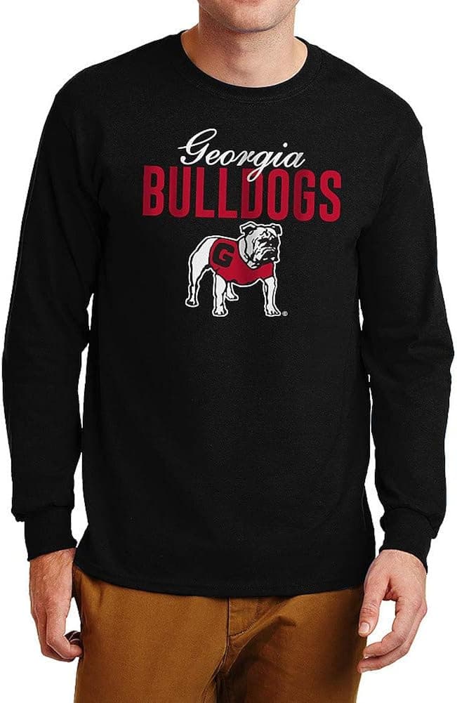 Elite Fan Shop NCAA Men's Long Sleeve T Shirt Black Arch