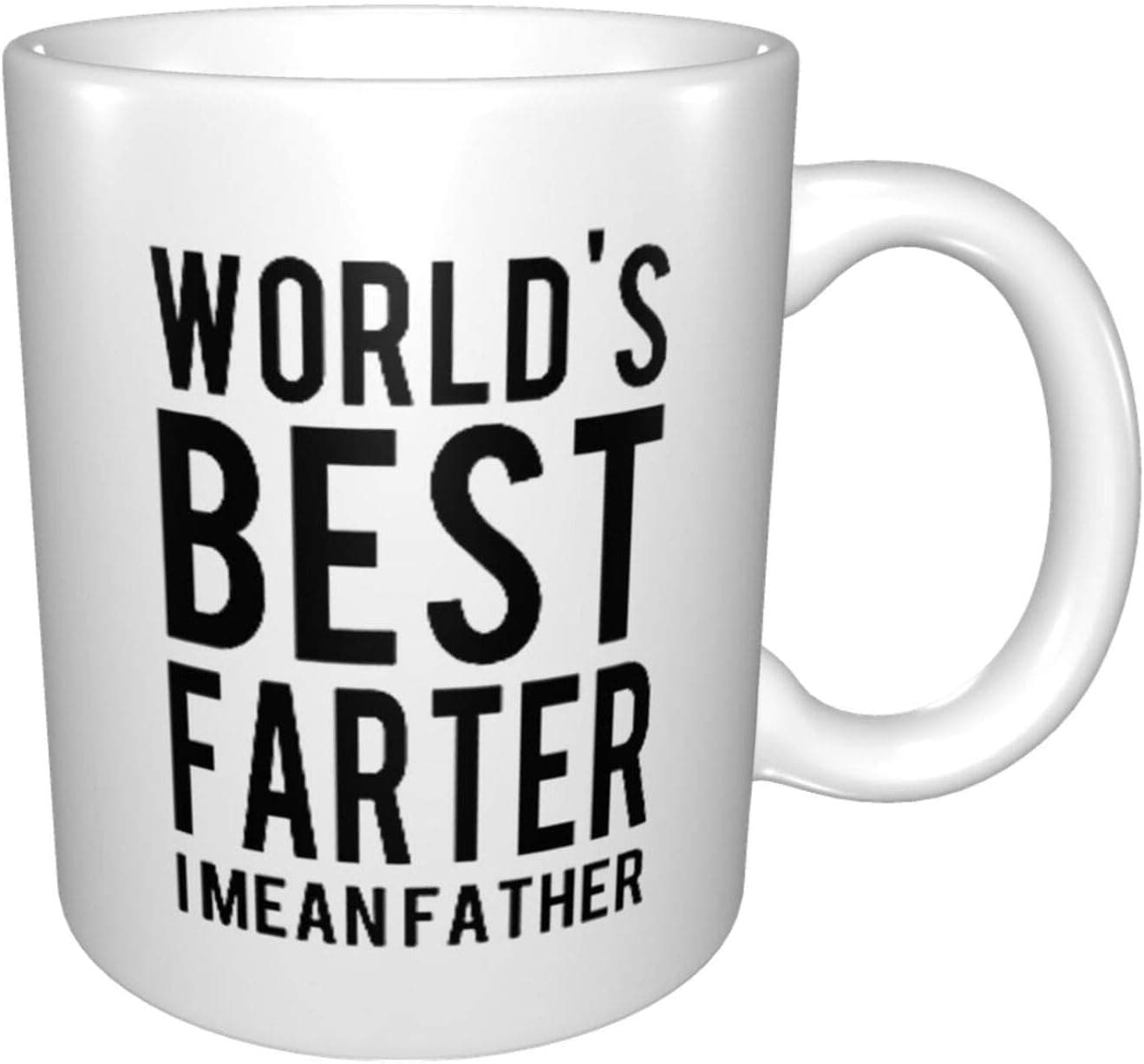 Funny Coffee Mug for Men Dad World's Best Father Coffee Tea Cups,Papa Mugs Unique Gift for Grandpa Birthday Christmas from Daughter Son