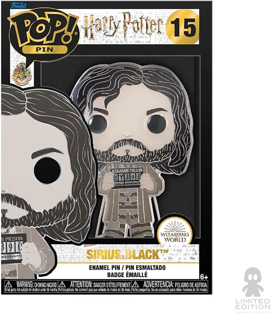 Funko Pop Pin Harry Potter: Sirius Black