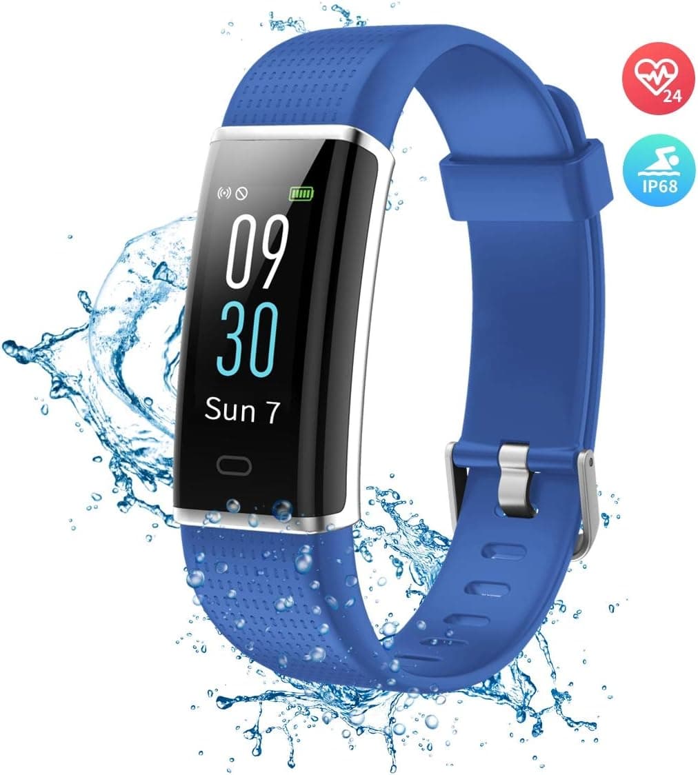 Wonbo Fitness Tracker with Heart Rate Monitor,Color Screen Activity Tracker Smartwatch with Sleep Monitor,14 Sports Mode,Calories Counter,Pedometer,IP68 Waterproof Smart Bracelet for Women Men Kids