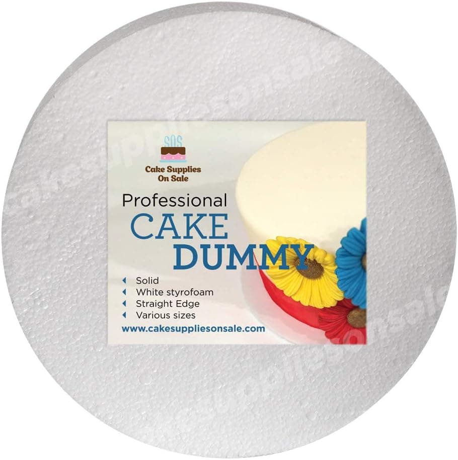 12" Round Cake Dummy 3" High