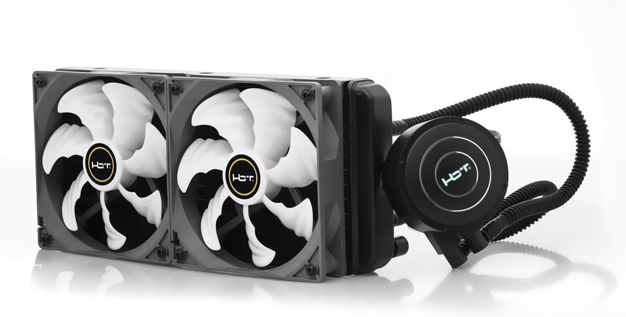 HBT+ Arctica 240 -- AIO performance water cooler-LED water block, 240mm Radiator