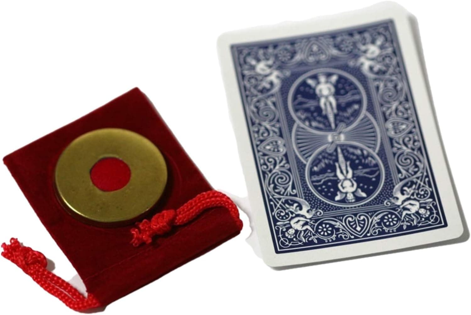 Rock Ridge Magic Ultimate Blue Shim Card with Ultimate Lethal Tender Magic Trick- Any Coin Edition