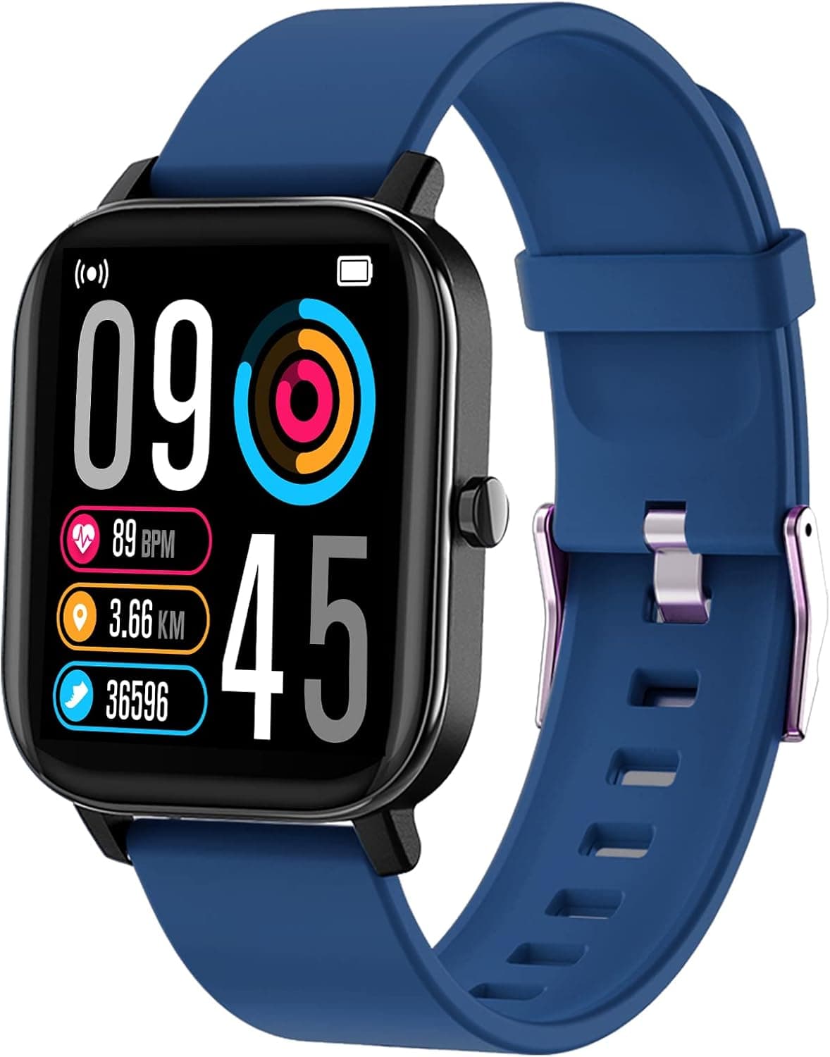 Smart Watch, FirYawee Smartwatch for Android Phones and iOS Phones,Fitness Tracker Waterproof IP68 with Heart Rate Monitor and Sleep Monitor,Step and Distance Counter,Smart Watch for Men Women