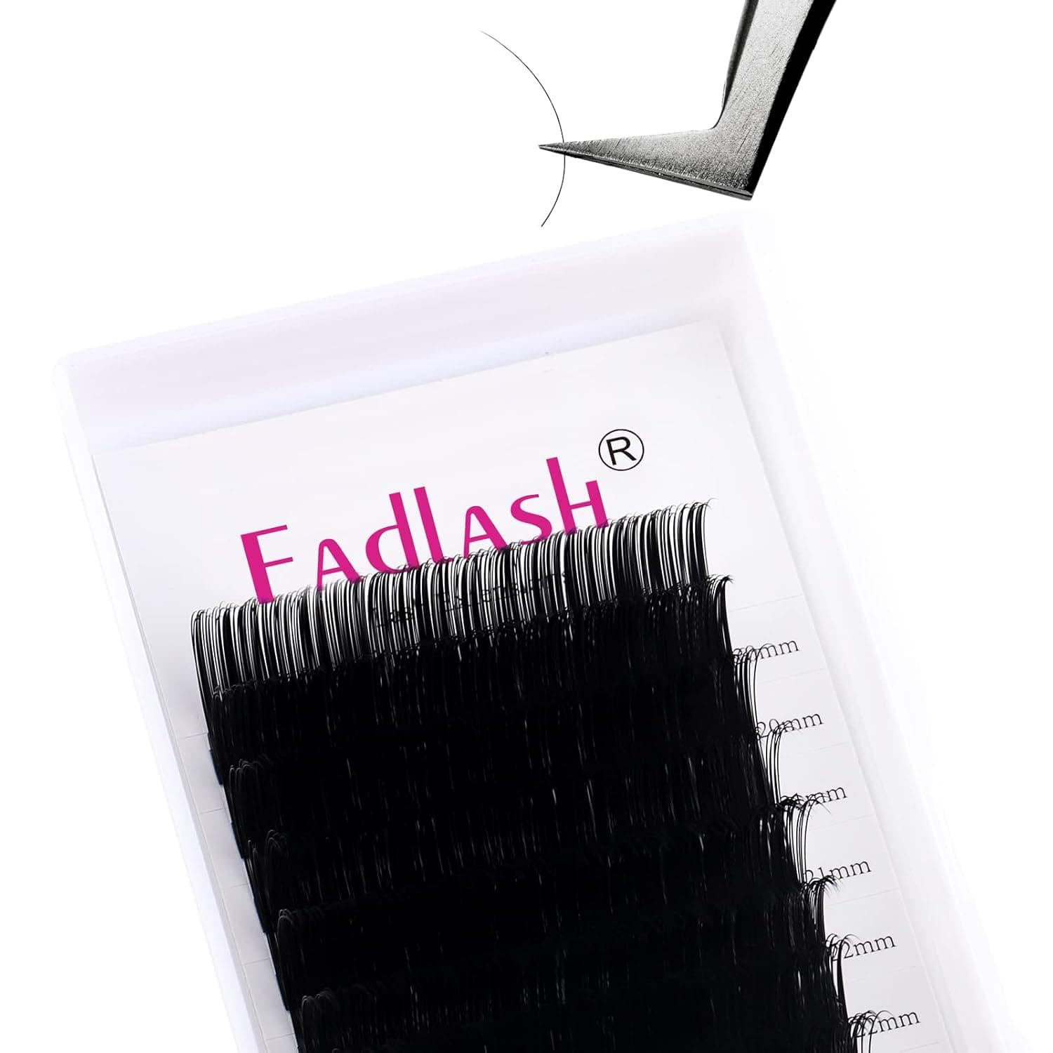 Lash Extension Silk Black CC Curl Lash Extensions Individual Eyelashes Long 0.20 Thickness Mixed Length Eyelash Extension Supplies Application-Friendly (0.25-D, 20-25mm Mix)
