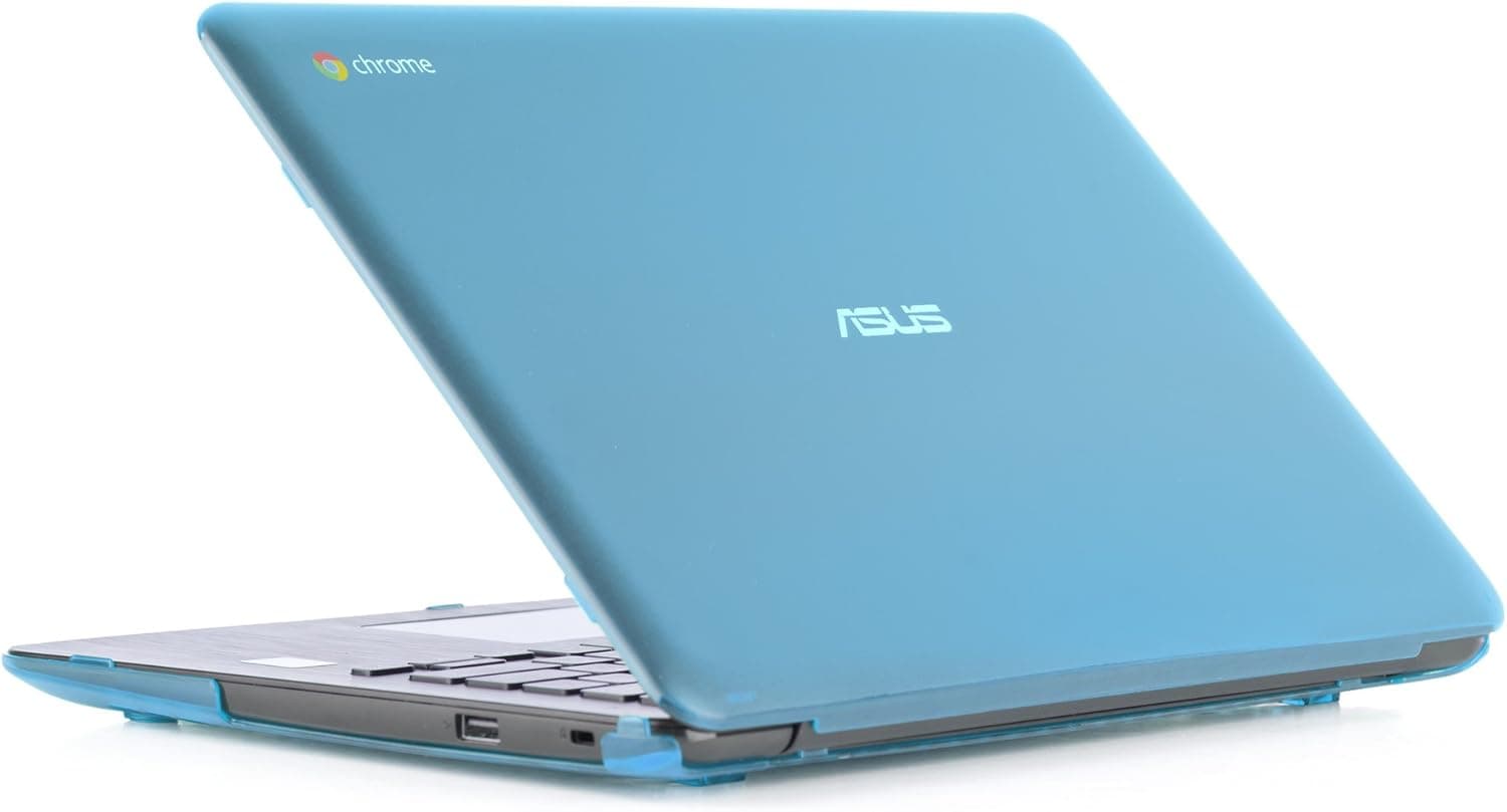 iPearl mCover Hard Shell Case for 13.3" ASUS Chromebook C300MA / C300SA Series Laptop (Aqua)