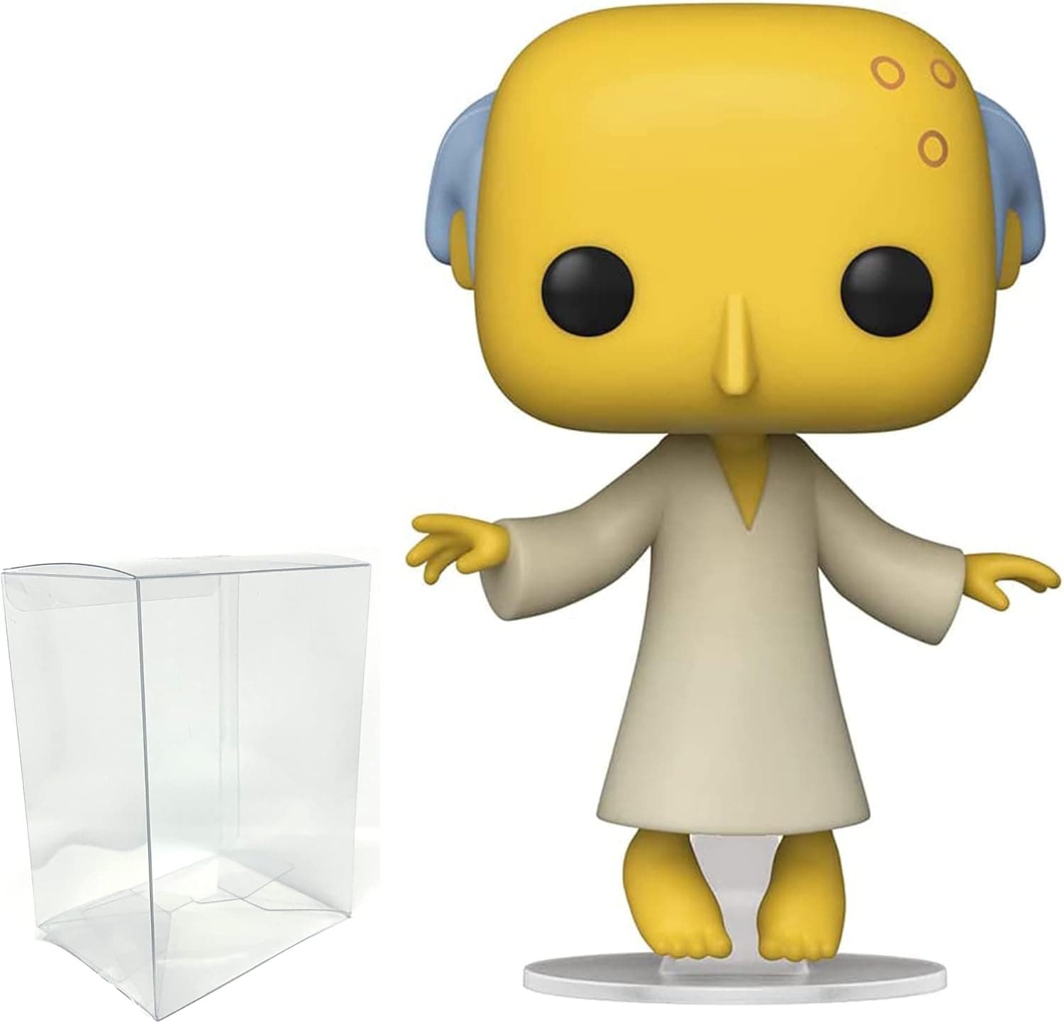 Funko Pop Bundle - 1 The Simpsons: Glowing Mr. Burns Vinyl Figure Previews Exclusive Vinyl Figure with PET Plastic Box Protecter