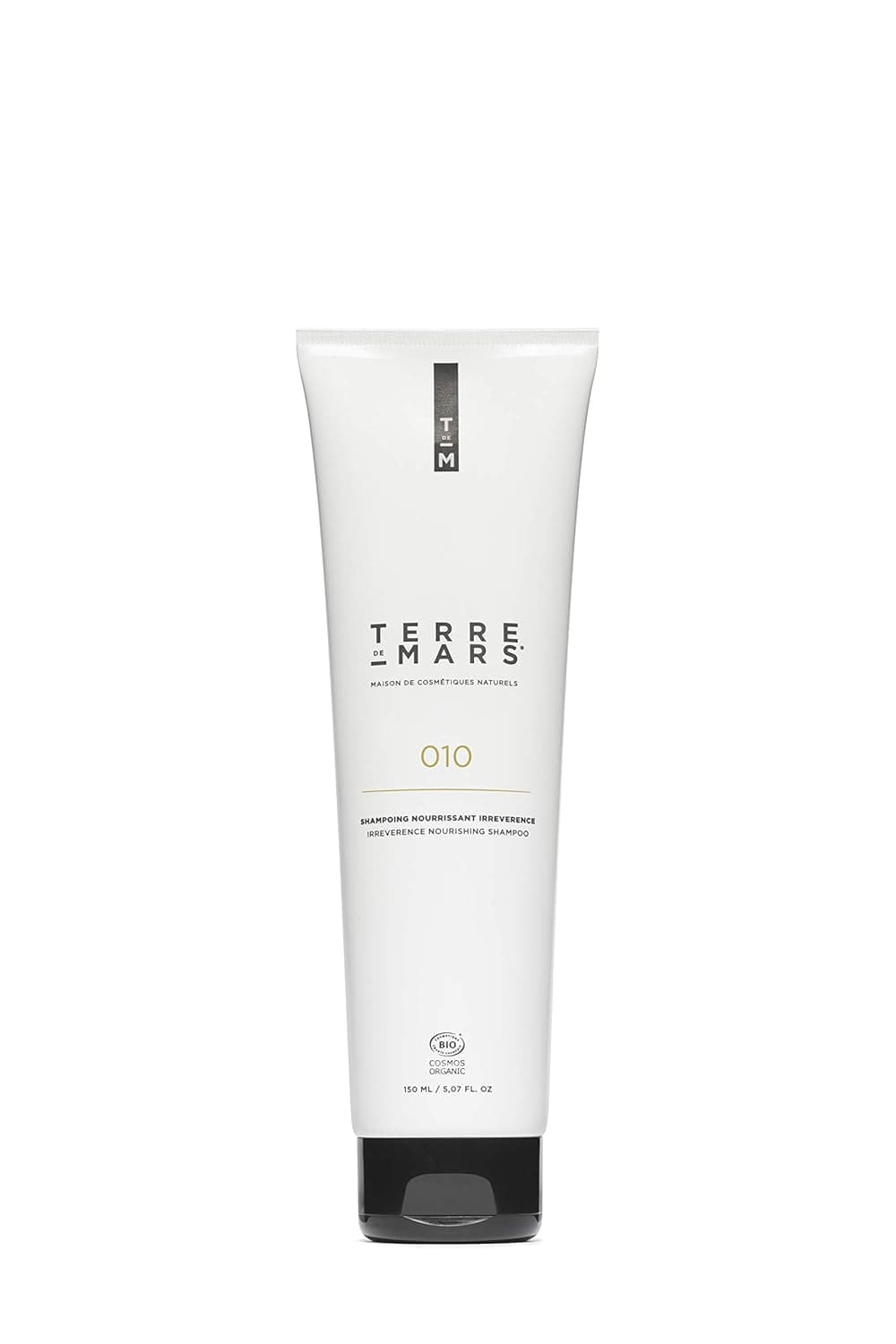 Terre De Mars Irreverence Nourishing Shampoo, Certified Organic, Moisturizing and Repairing Shampoo for Men and Women, Infused With Caffeine, Rosemary, and Aloe Vera to Leave Hair Luminous and Silky, Works for All Hair Types, Made in France, Vegan and Cruelty Free (5.07 FL Oz)