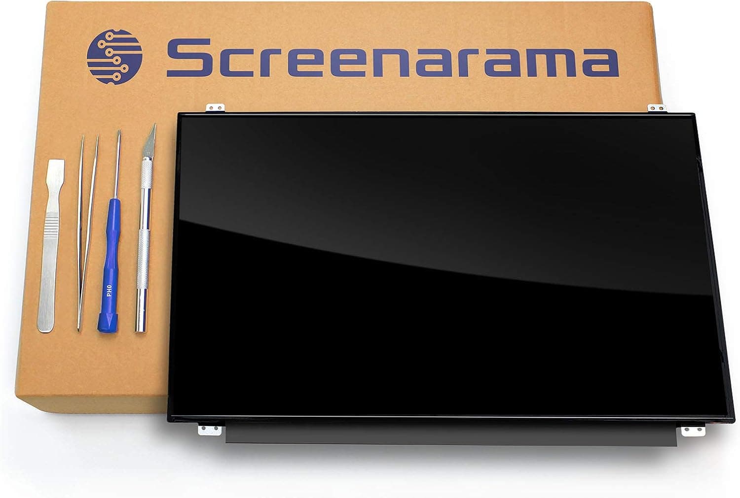 SCREENARAMA New Screen Replacement for ASUS X555Q, FHD 1920x1080, IPS, Glossy, LCD LED Display with Tools
