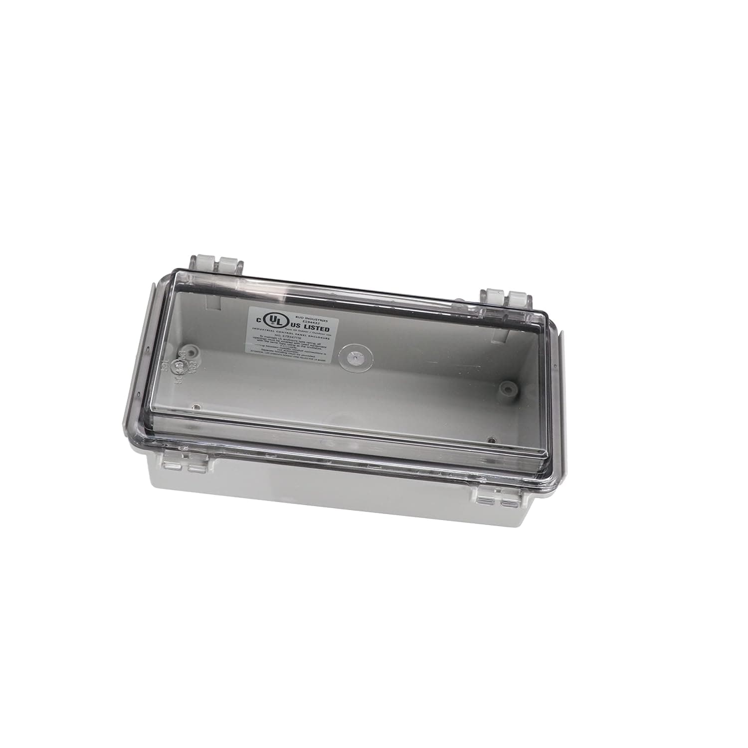 BUD Industries NBF-32406 Plastic Outdor NEMA Poly PBT Blend, 7.87" L x 3.92" W x 2.76" D, White