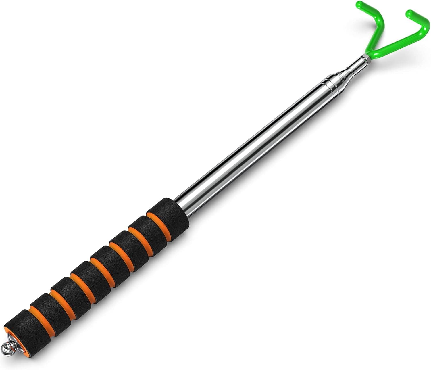 TITIANTY Disc Golf Retriever: Disc Golf Grabber Extra Long 10 Feet Portable Telescoping Pole with Durable Hook for Outdoor Flying Disc Sports Equipment