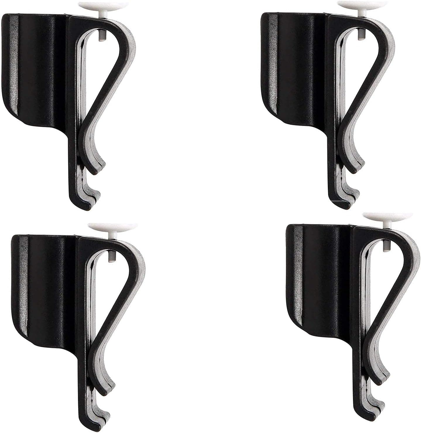 Dogxiong 4 Pack Golf Club Bag Clips On Putter Clamp Holder Organizer Value Durable Plastic Black Putting Clip Golf Accessories for Men Women Golfer